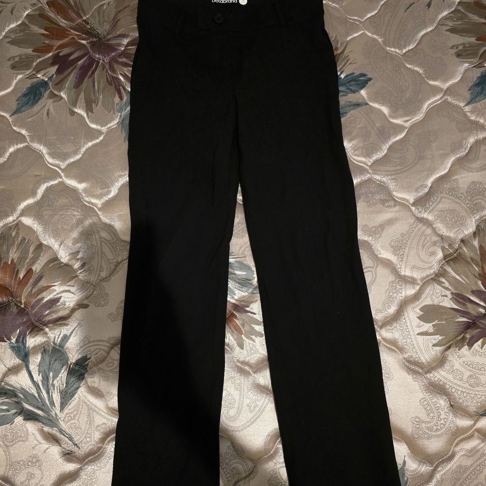 Betabrand Black Straight Leg Dress Pant Yoga Pants DPYP Medium Petite